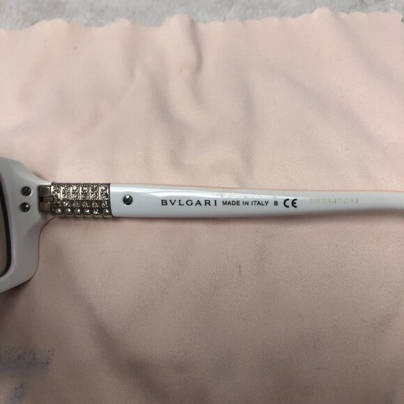 Bvlgari Eyeglasses BV 4039B 5005 Black On White 52-15-135 FRAMES ONLY - Picture 7 of 14